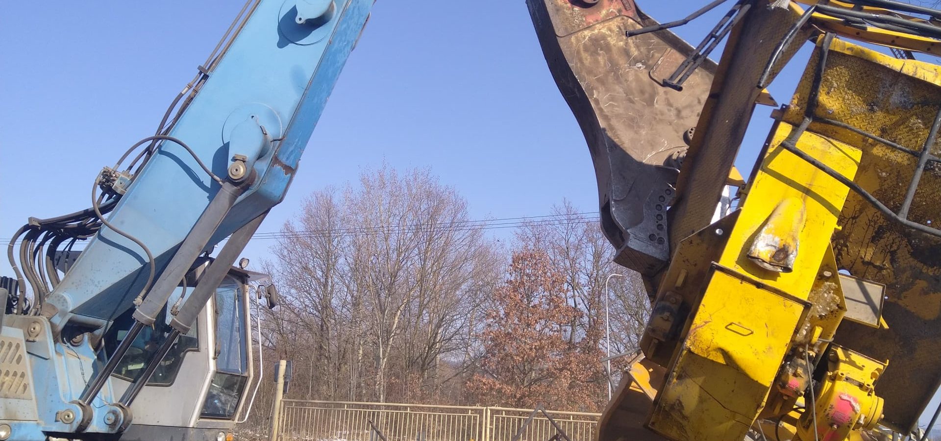 Stříhání mobilní hydraulické nůžky